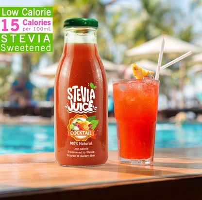 Stevia Squeeze-Zero added sugar fruit juices, 7 different flavors