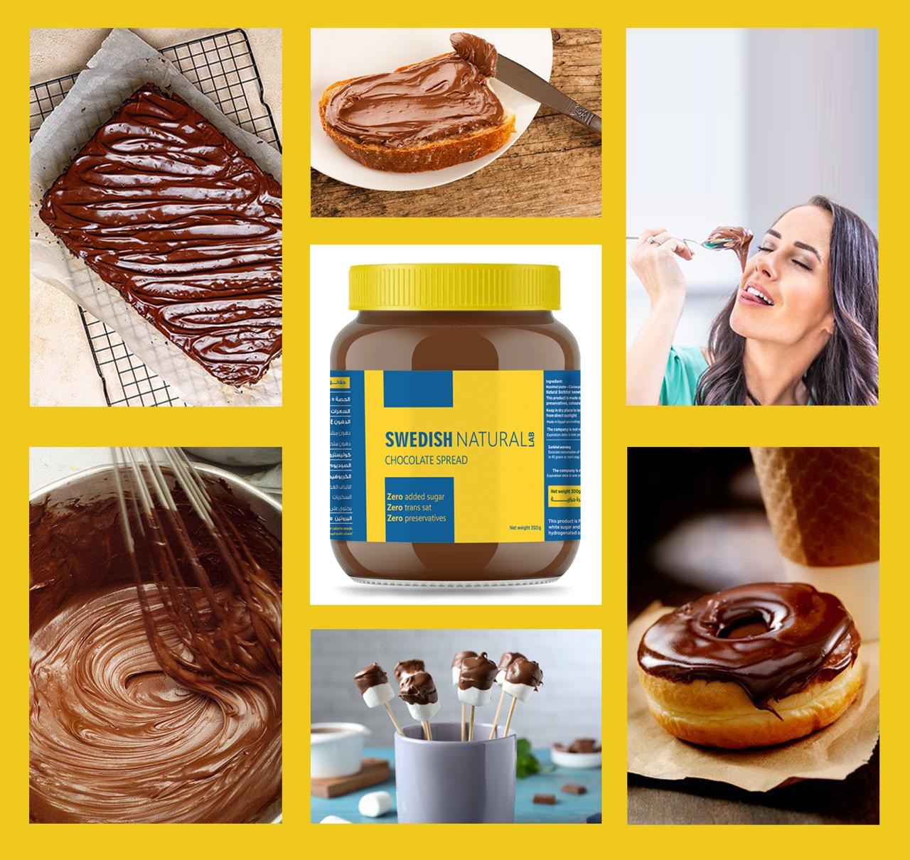 Swedish Natural Zero Sugar Chocolate Spread - 350 G