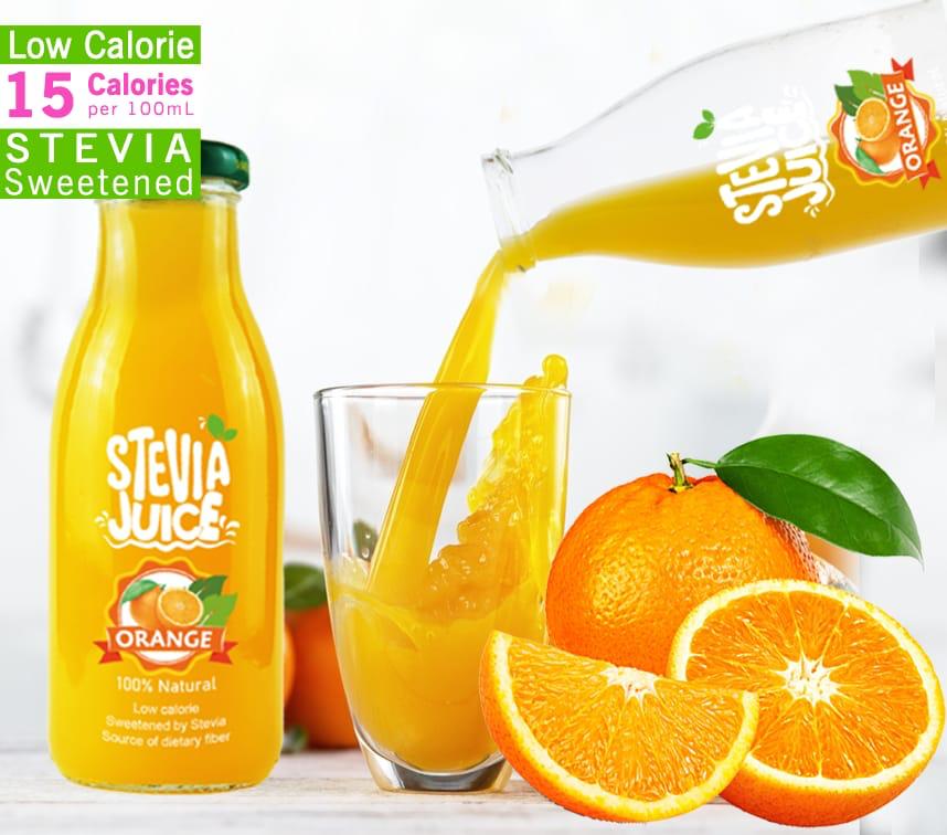 Stevia Squeeze-Zero added sugar fruit juices, 7 different flavors