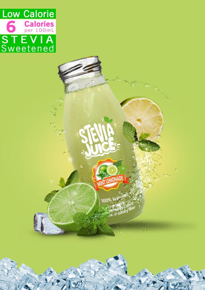 Stevia Squeeze-Zero added sugar fruit juices, 7 different flavors